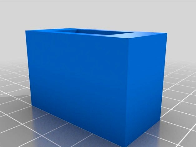 Micro Servo to Standard Servo Adapter by Alchemaker