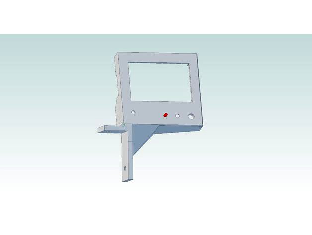 Frame for 12864 Controller LCD and Rebel II by Zemciko
