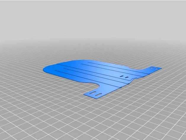 Rear Mudguard for bike, Guardabarros trasero bicicleta by jj3dbreda