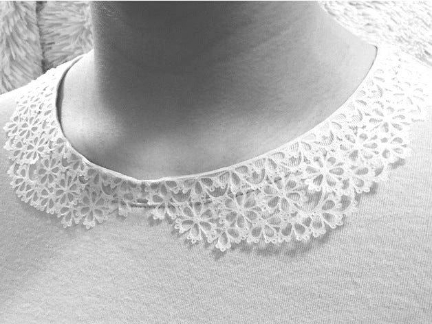 Tatted Lace Collar by craeen