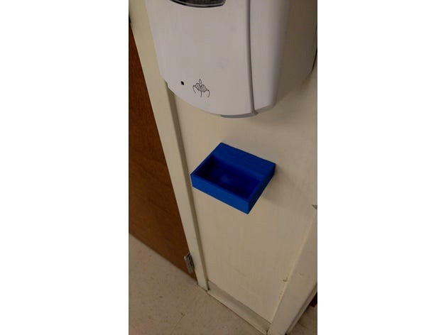 Wall mounted tray by dewolfe