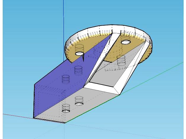 RotorBits Base Motor 10x10mm (3 holes mount) by tpo88