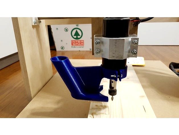 CNC spindle vacuum holder by AtKo