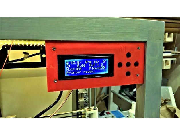 Anet A8 display lcd simple box by leinich