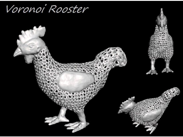 Voronoi Rooster by 5665