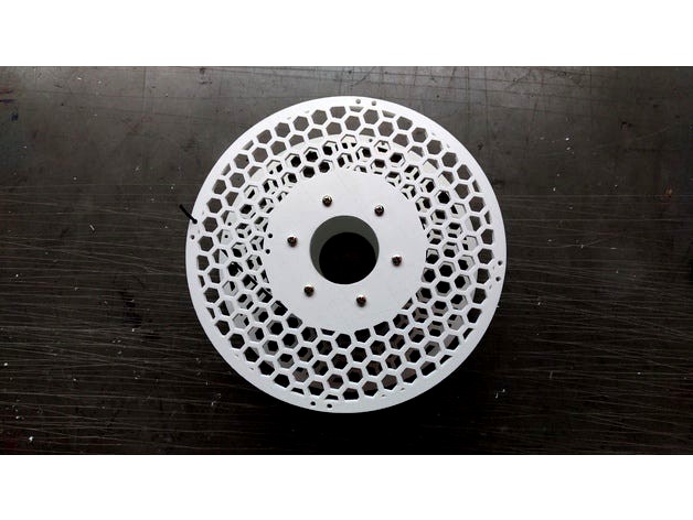 Printable Filament Spool By Bdsnk 3d Model printable-filament-spool-by-bdsnk-3d-model
