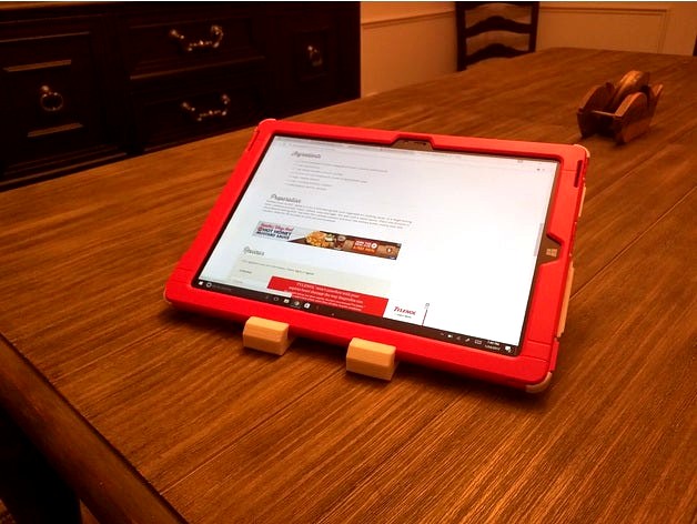 Surface With Case Tablet Stand by Everyman_Engineer