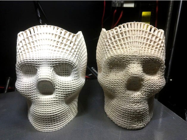 Wireframe Skull (fixed) by OderWat