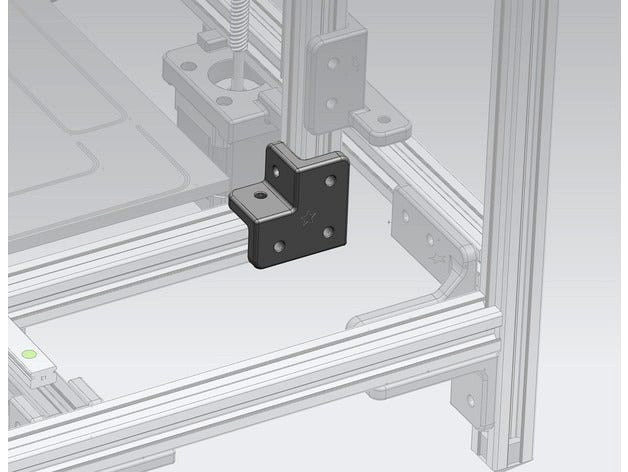 Tank3d Simple Corner 20x20 aluminum extrusion by silyavski