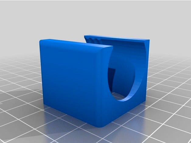 Updated fan duct for E3D V5 head by Tiktiki