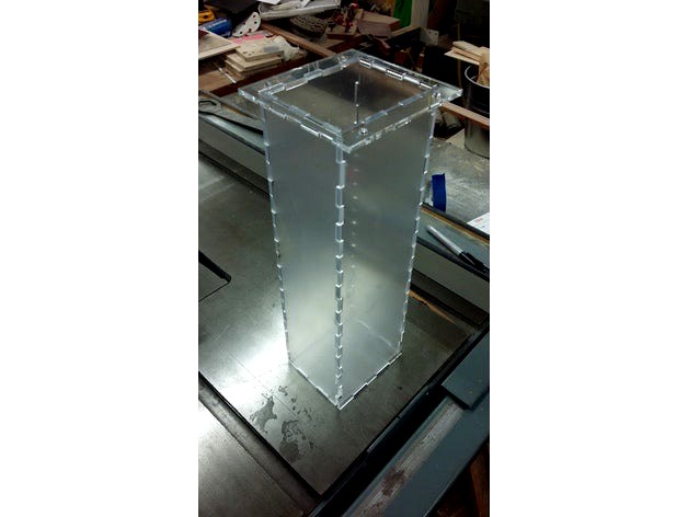 60W CO2 Laser cutter tube extension 5mm acrylic by manos1984