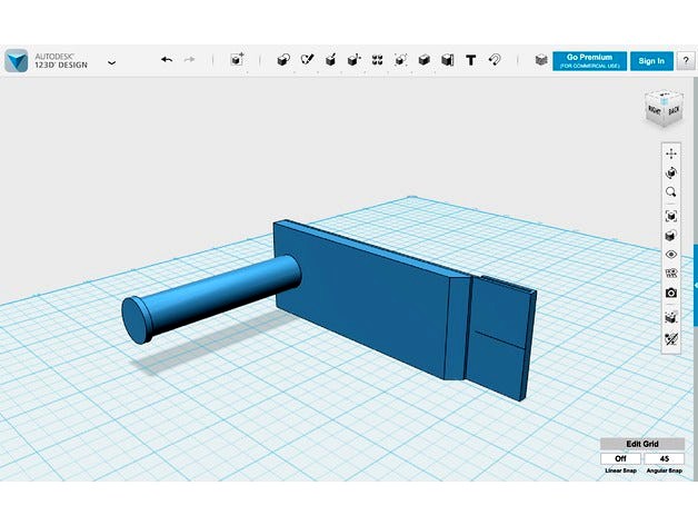 Flashforge Finder Filament Holder by Dorm-munitions