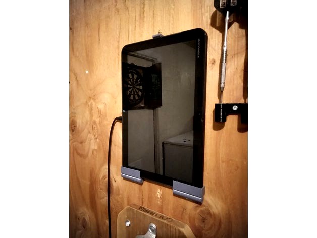 Hinged tablet or phablet wall mount by CuriouslyCory