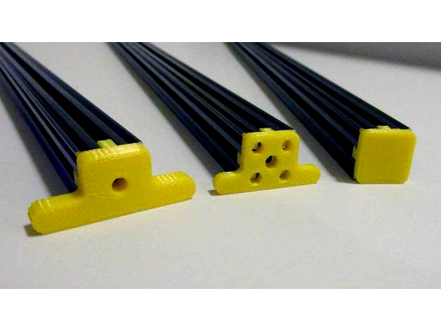 Customizable OpenBeam End Cap by ccox