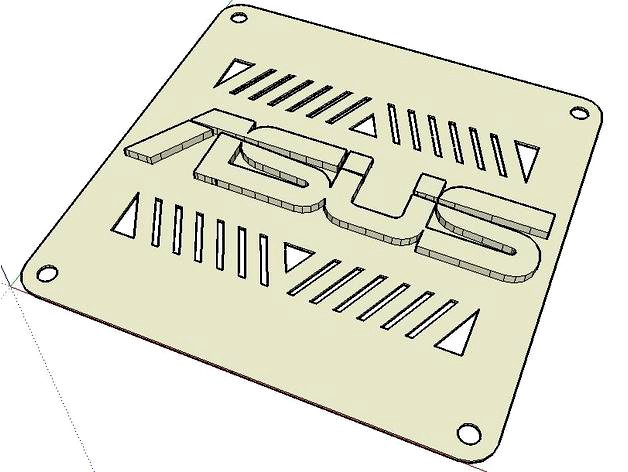 ASUS logo Fan Grill 120mm by facacabemer