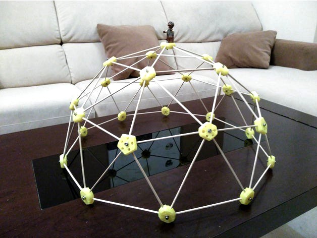 Easy assembled Geodesic Dome by Mecano