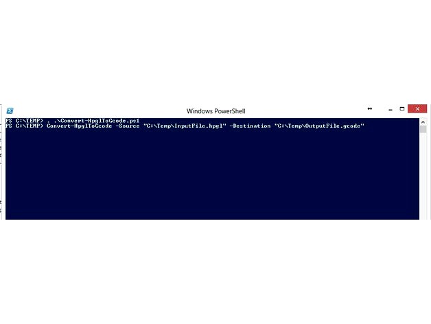 Eagle PCB - HPGL to Gcode Converter - Powershell by mr2clean