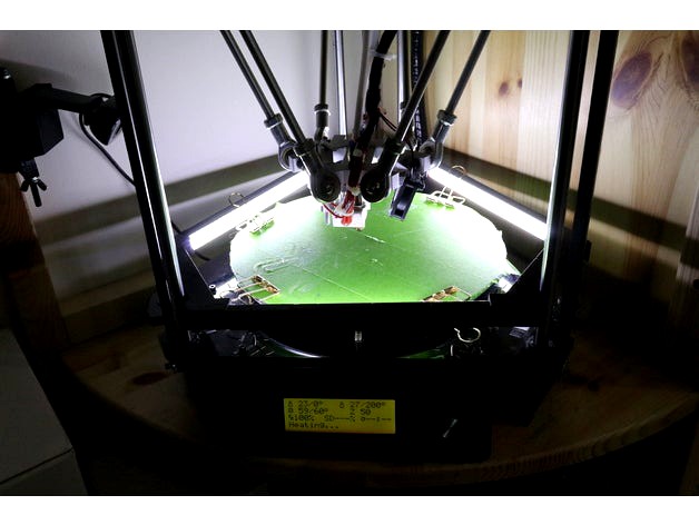 Geeetech Rostock G2 / G2S LED lighting ring by qbranchrg