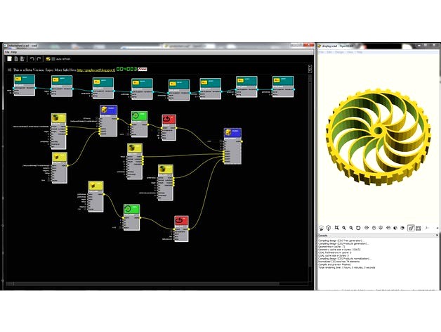 parametric robotwheel for graphscad & openscad by kolovitz