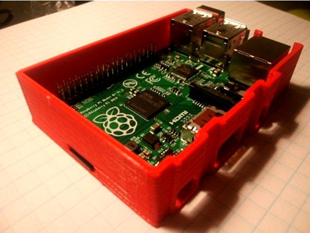 Raspberry Pi B+ Lower Half Case by GuMiner
