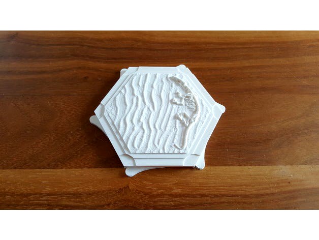 settler catan style interlocking tiles by Dakanzla