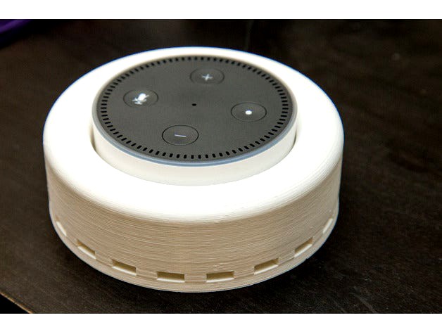 Amazon Echo Dot Holder by LetsPrintIt