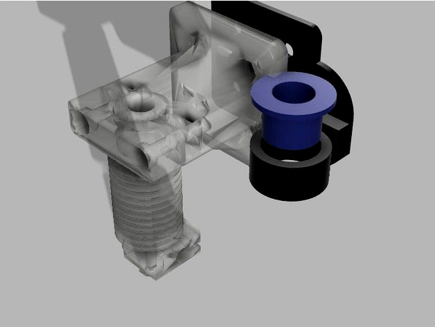 Inductive sensor adapter for Prusa i3  by blanius