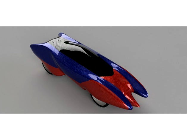 Pinewood Derby Body  by MakerMarc