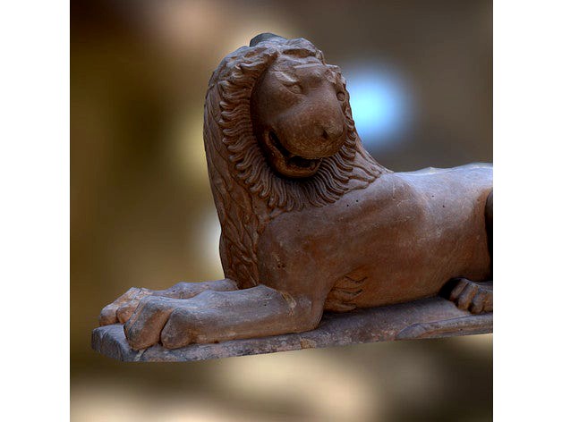 Recumbent Lion by GeoffreyMarchal