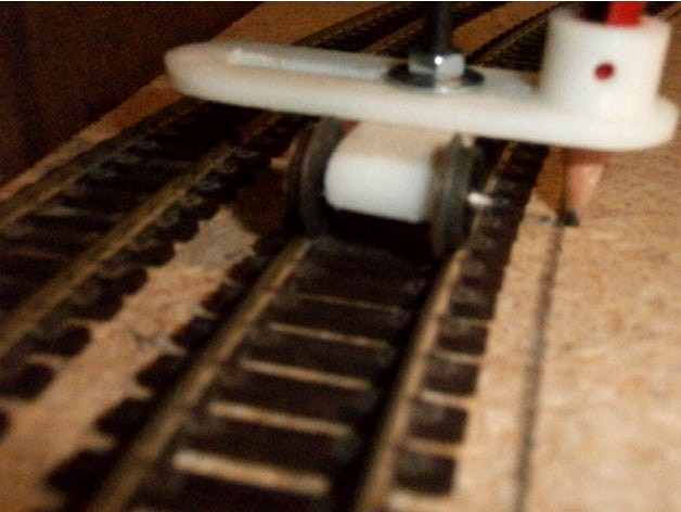 OO/HO TRACK PENCIL HOLDER MKII by timbologist