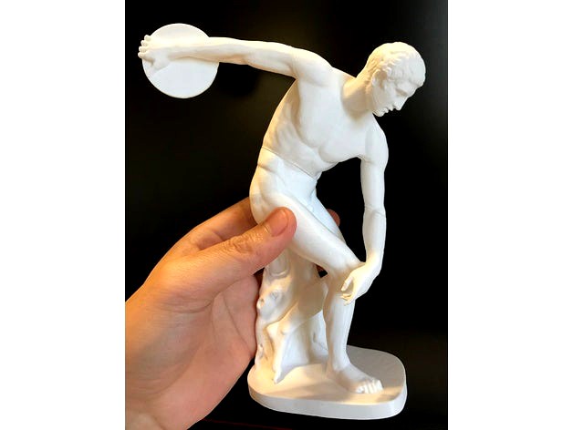 Discobolus no support (The Discus Thrower) by icefox1983