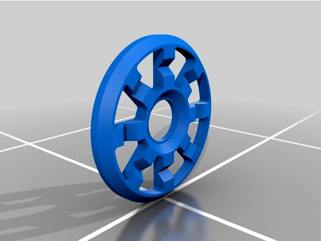 Endcap for Vertically Mounted Paper Towel Holder by elanaut