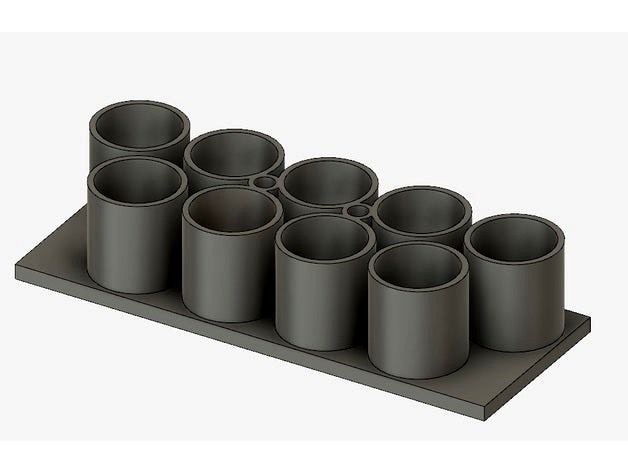 Testors 9 set enamel holder by dkt