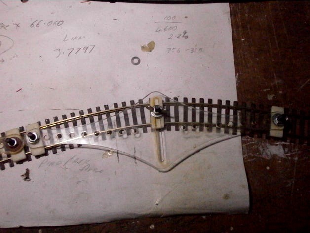 OO/HO FLEXITRACK CURVE FORMER by timbologist