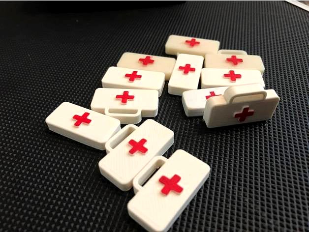 First Aid Kit 1/10th Scale Accessory for RC by Brainanator