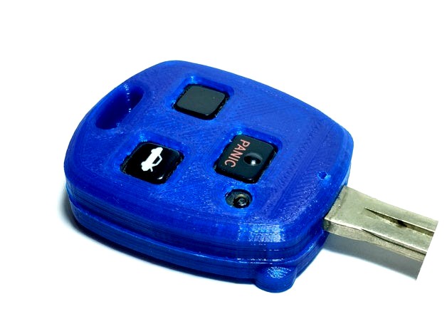Thickened Toyota/Lexus 3 Button Remote Key Case/Shell by polysquare
