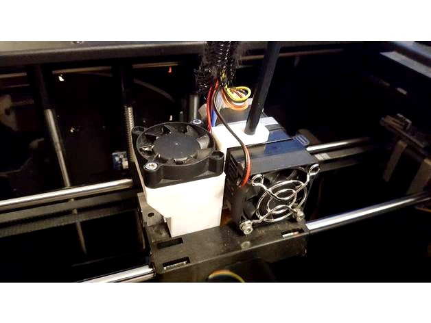 Dual to Single Extruder for Flashforge Creator Pro by schoepsi