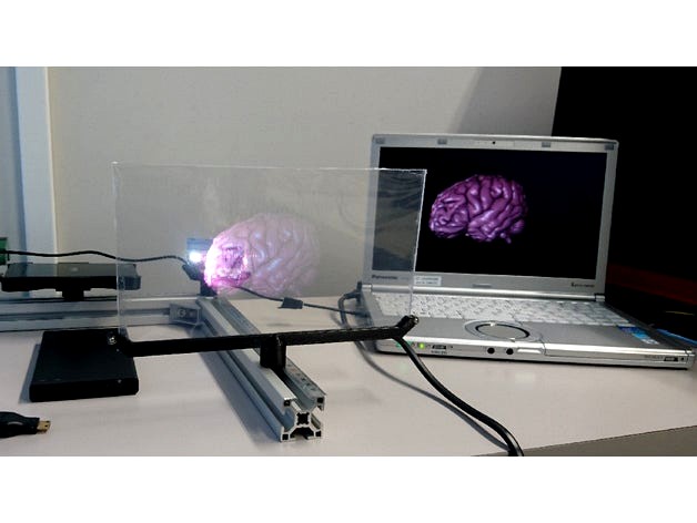 Transparent Screen System (1st prototype) by komix
