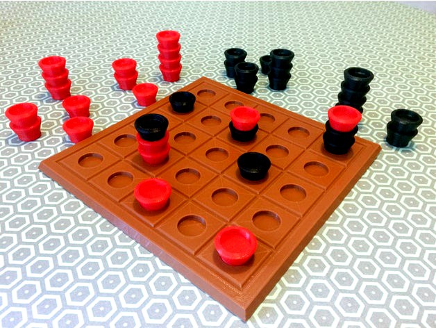 Stackable Abstract Game Pieces by MementoMori