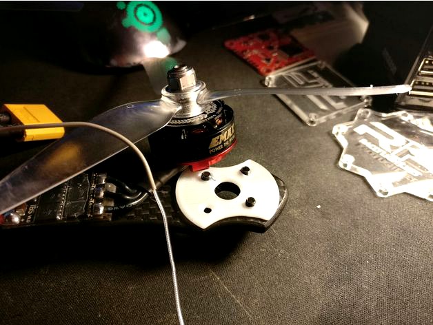 TPU Motor Mount (anti-vibration Yaw axis oscillations) by add1ct3dd