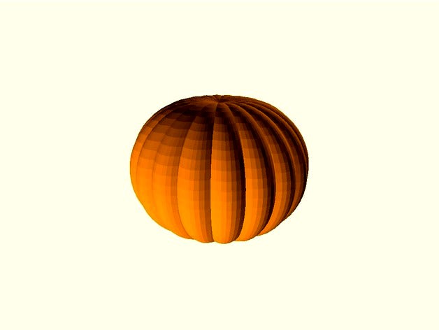 Pumpkin OpenScad by KySyth