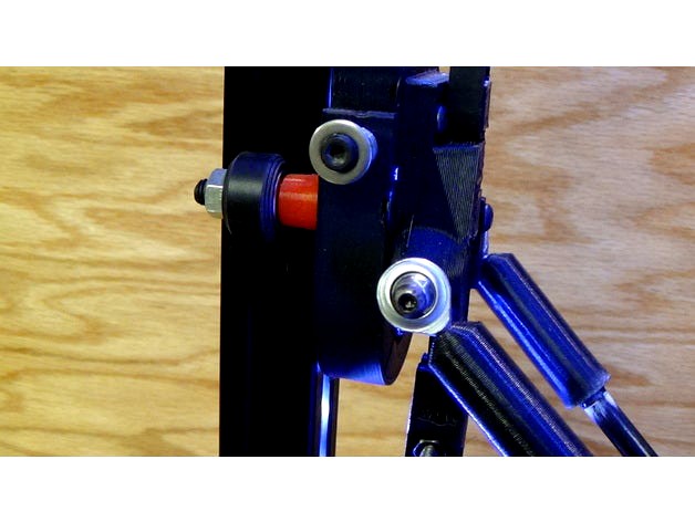 Delrin Roller Spacer for Kossel XL 2020 extrusion by electronhacks