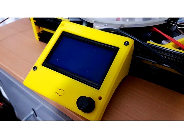 Graphics LCD case for MiniKossel by pit202