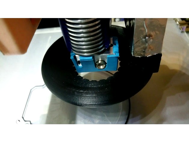 Low Profile Print cooling duct for E3D V6 authentic by DRPrinting3D