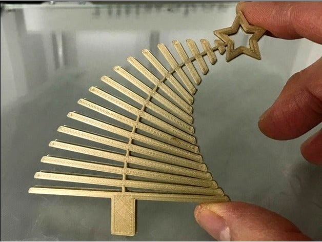 Flexy Christmas Tree Ornament by DesignMakeTeach