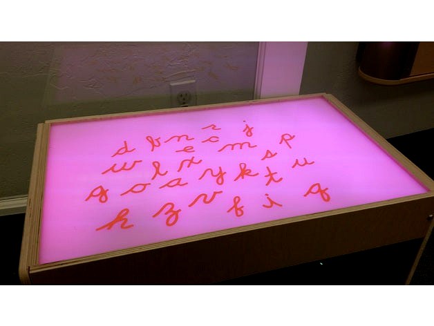 Moveable Alphabet - Cursive by bfulton