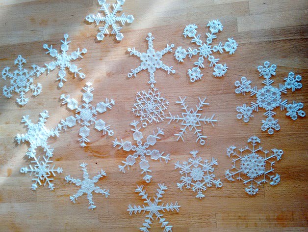 Ready to Print Snowflakes by calli