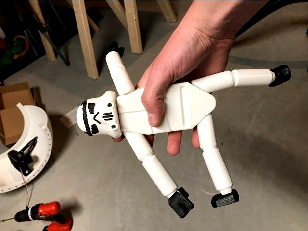 Stormtrooper Doll from Star Wars Rogue One by jakegaecke
