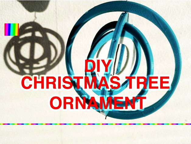 Christmas tree ornament spinner single / dual color + VIDEO by FDMTech