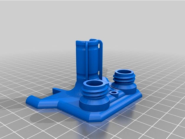 Flashforge Creator Pro Dust Filter Bracket - Fixed by DarthxRinzler